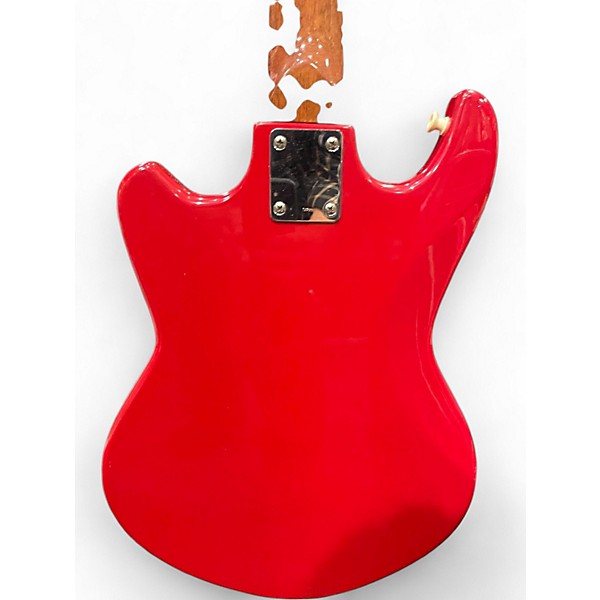 Used Teisco BRADFORD Satin Red Solid Body Electric Guitar