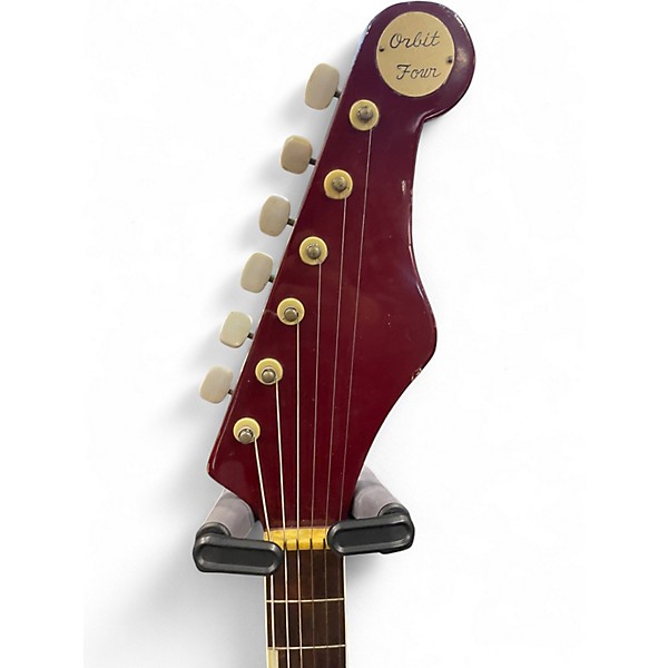 Used Teisco 60'S SS-4L ORBIT FOUR Cherry Solid Body Electric Guitar