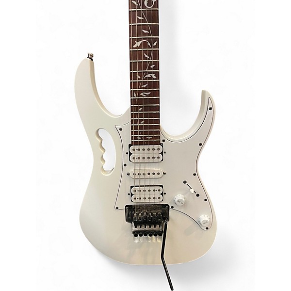 Used Ibanez JEMJR White Solid Body Electric Guitar