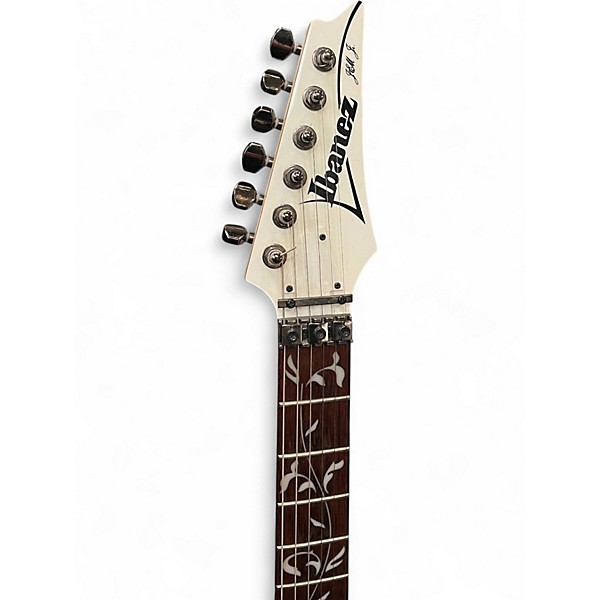 Used Ibanez JEMJR White Solid Body Electric Guitar