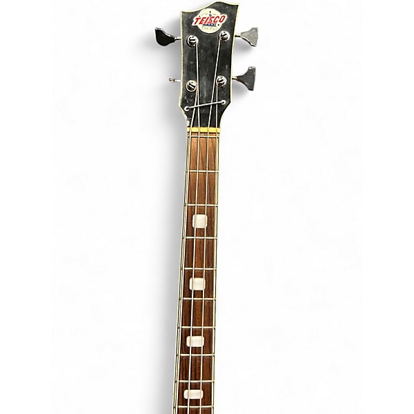 Vintage 1960s Teisco VIOLIN BASS Sunburst Electric Bass Guitar