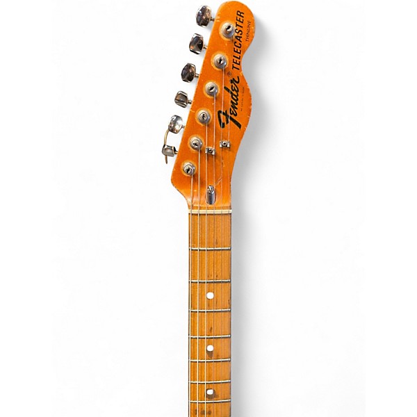 Vintage 1975 Fender Telecaster Thinline Natural Solid Body Electric Guitar