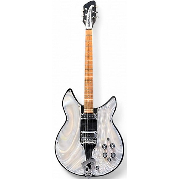Vintage 1971 Rickenbacker Lightshow Jetglo Solid Body Electric Guitar