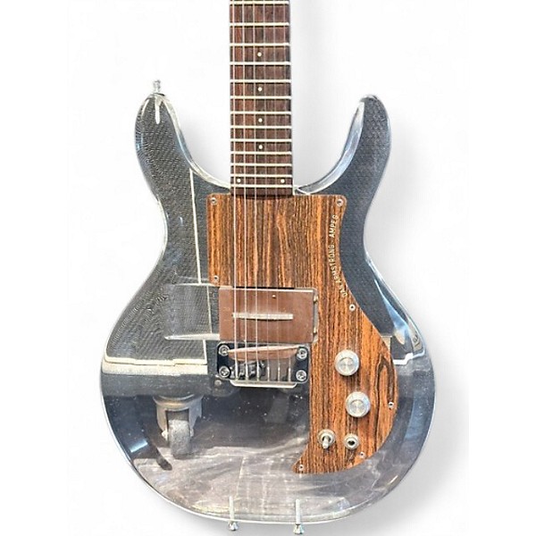 Vintage 1970 Dan Armstrong Lucite Guitar Clear Solid Body Electric Guitar