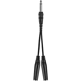 Livewire 1/4"(M)-Dual 1/4"(F) Y Cable