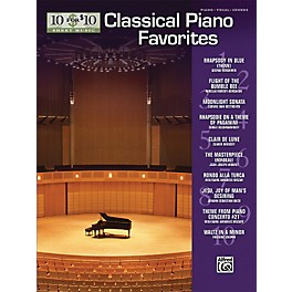 Alfred 10 For $10 Classical Piano Favorites (Piano, Vocal, and Chords Book)