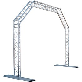 Open Box GLOBAL TRUSS 10 x 8 ft. Mobile Arch Goal Post Truss System Level 1