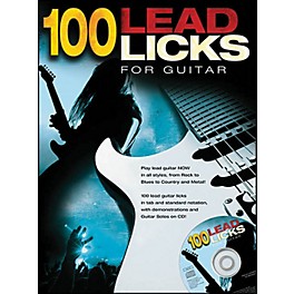 Music Sales 100 Lead Licks for Guitar (Book/CD)
