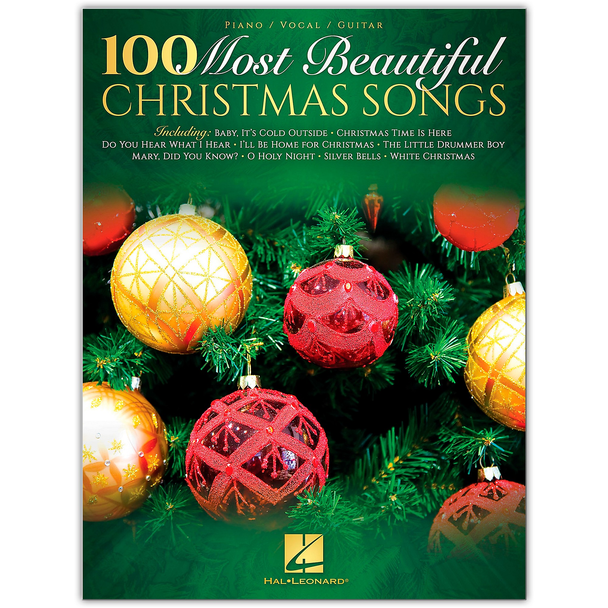 Hal Leonard 100 Most Beautiful Christmas Songs Piano/Vocal/Guitar Songbook | Guitar Center