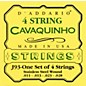 D'Addario J93 Cavaquinho Stainless String Set