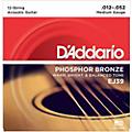D'Addario EJ39 PB Medium 12-String Acoustic Guitar String Set