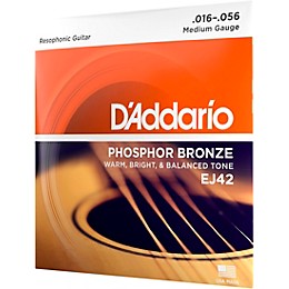 D'Addario EJ42 PB Resophonic String Set