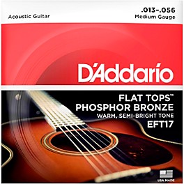 D'Addario EFT17 Flat Top PB Medium Acoustic Guitar Strings