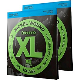 D'Addario EXL165TP Twin-Pack Bass Guitar Strings