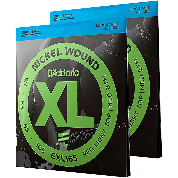 D'Addario EXL165TP TwinPack Bass Guitar Strings Guitar Center