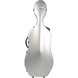 Open Box Bam 1001SW Classic Cello Case with Wheels Level 1 Silver