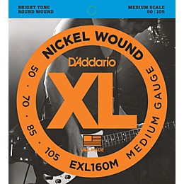 D'Addario EXL160M XL Medium Bass String Set