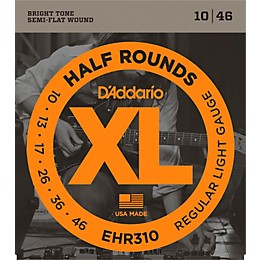D'Addario EHR310 Half Round Regular Light Electric Guitar Strings