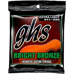 GHS BB20X 80/20 Bronze Extra Light Acoustic Guitar Strings