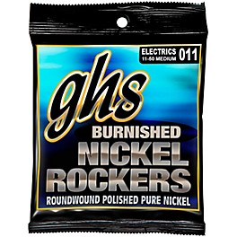 GHS BNR-M Burnished Nickel Medium Electric Guitar Strings