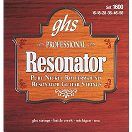 GHS 1600 Acoustic Slide Guitar Strings