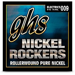 GHS R+RXL Nickel Rockers Pure Nickle Rollerwound Medium Electric Guitar Strings