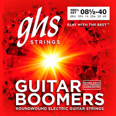 Ghs Gb8 1/2 Boomers Ultra Light+ Electric Guitar Strings for sale