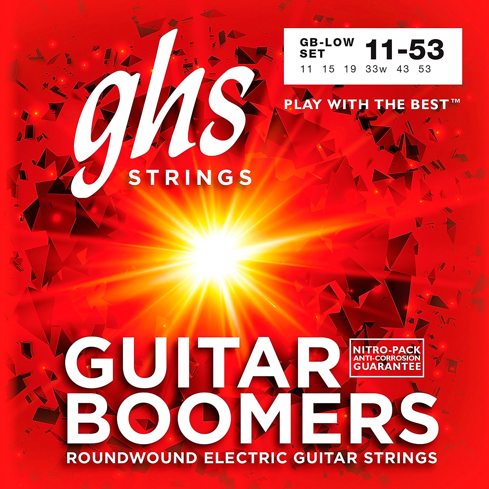 GHS GBLOW Boomers Low Tune Electric Guitar Strings Guitar Center