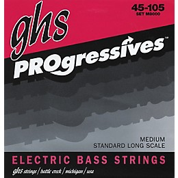 GHS M8000 Medium Progressives Electric Bass Strings