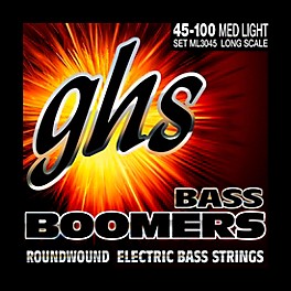 GHS ML3045 Boomers Medium Light Electric Bass Strings