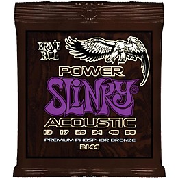 Ernie Ball 2144 Power Slinky Phosphor Bronze Acoustic Guitar Strings