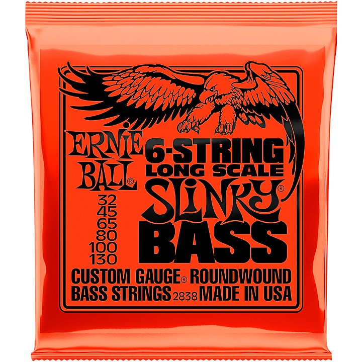 ernie ball bass strings guitar center