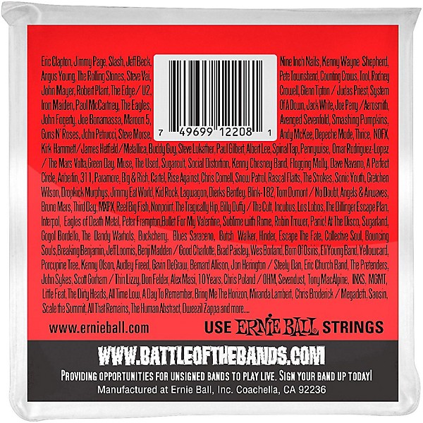 Ernie Ball 2208 Slinky Nickel Wound Light Electric Guitar Strings