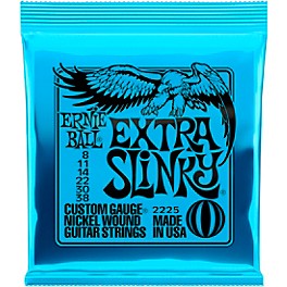 Ernie Ball 2225 Nickel Extra Slinky Electric Guitar Strings