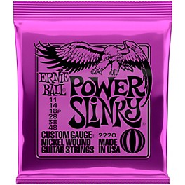 Ernie Ball 2220 Power Slinky Nickel Electric Guitar Strings