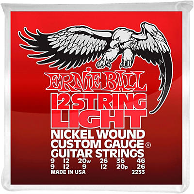 Ernie Ball 2233 Nickel 12-String Light Electric Guitar Strings for sale