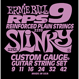 Ernie Ball 2239 Super Slinky RPS 9 Electric Guitar Strings