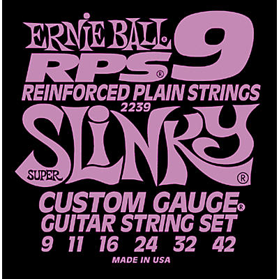 Ernie Ball 2239 Super Slinky Rps 9 Electric Guitar Strings for sale