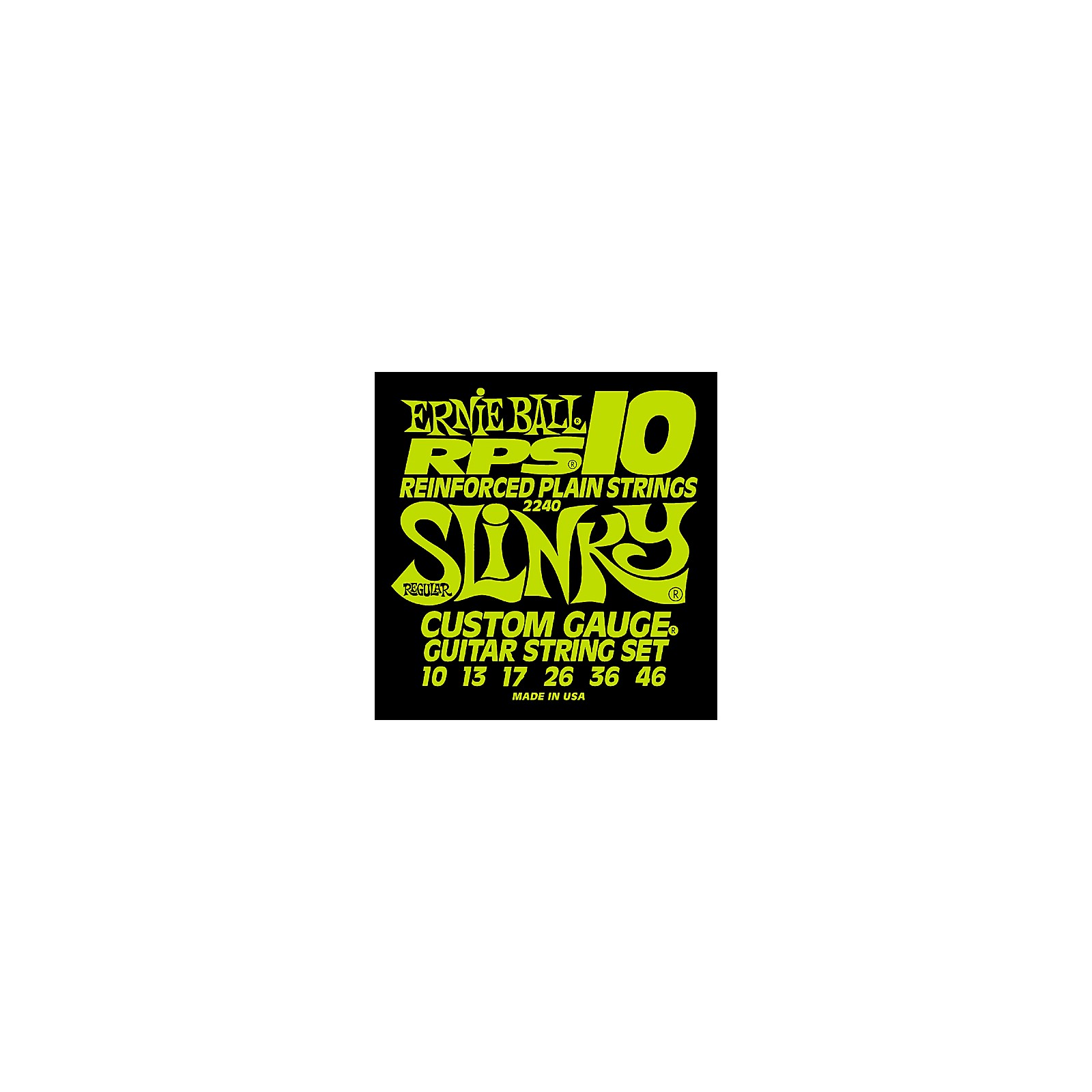 Ernie Ball 2240 Regular Slinky RPS 10 Electric Guitar Strings