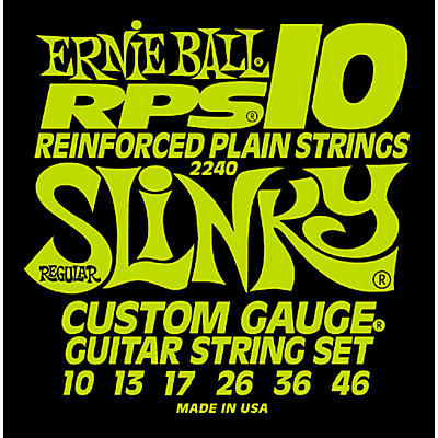 Ernie Ball 2240 Regular Slinky Rps 10 Electric Guitar Strings for sale
