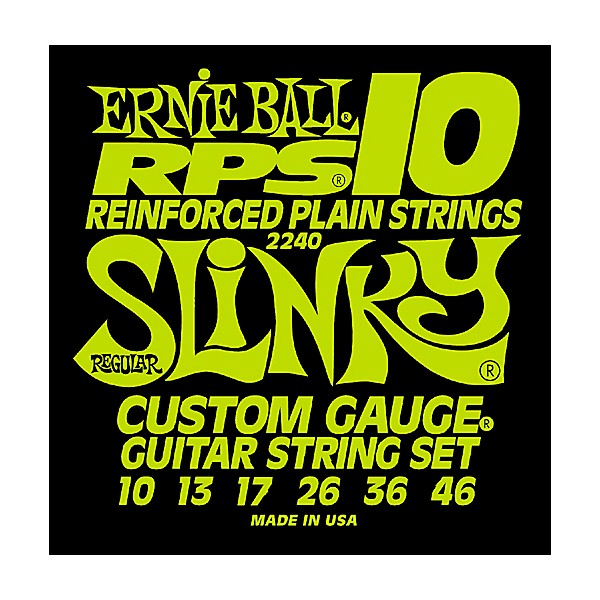 Ernie Ball 2240 Regular Slinky RPS 10 Electric Guitar Strings