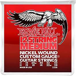 Ernie Ball 2236 Nickel 12-String Medium Electric Guitar Strings