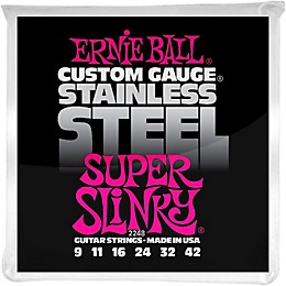 Ernie Ball 2248 Super Slinky Stainless Steel Electric Guitar Strings