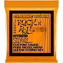 Ernie Ball 2252 Classic Pure Nickel Hybrid Slinky Electric Guitar Strings