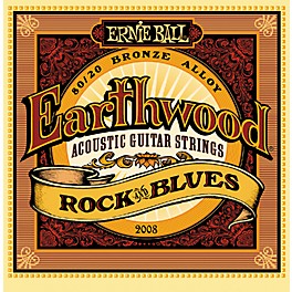 Ernie Ball 2008 Earthwood 80/20 Bronze Rock and Blues Acoustic Guitar Strings