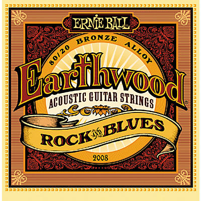 Ernie Ball 2008 Earthwood 80/20 Bronze Rock And Blues Acoustic Guitar Strings for sale