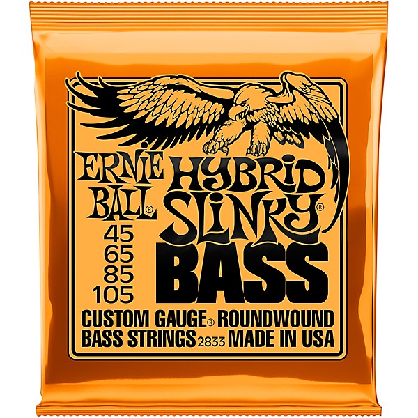 Ernie Ball 2833 Hybrid Slinky Roundwound Bass Guitar Strings