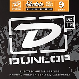 Dunlop Nickel-Plated Steel Electric Guitar Strings - Light