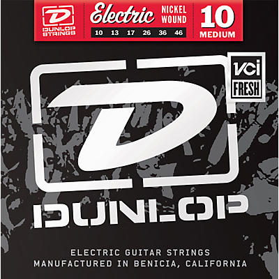 Dunlop Nickel-Plated Steel Electric Guitar Strings Medium for sale