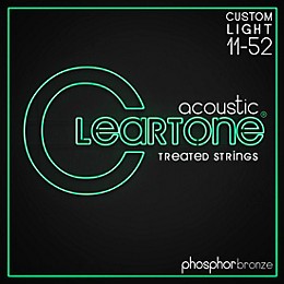 Cleartone Phosphor-Bronze Extra Light Acoustic Guitar Strings